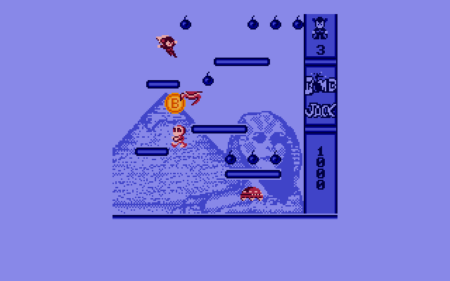 Bomb Jack atari screenshot